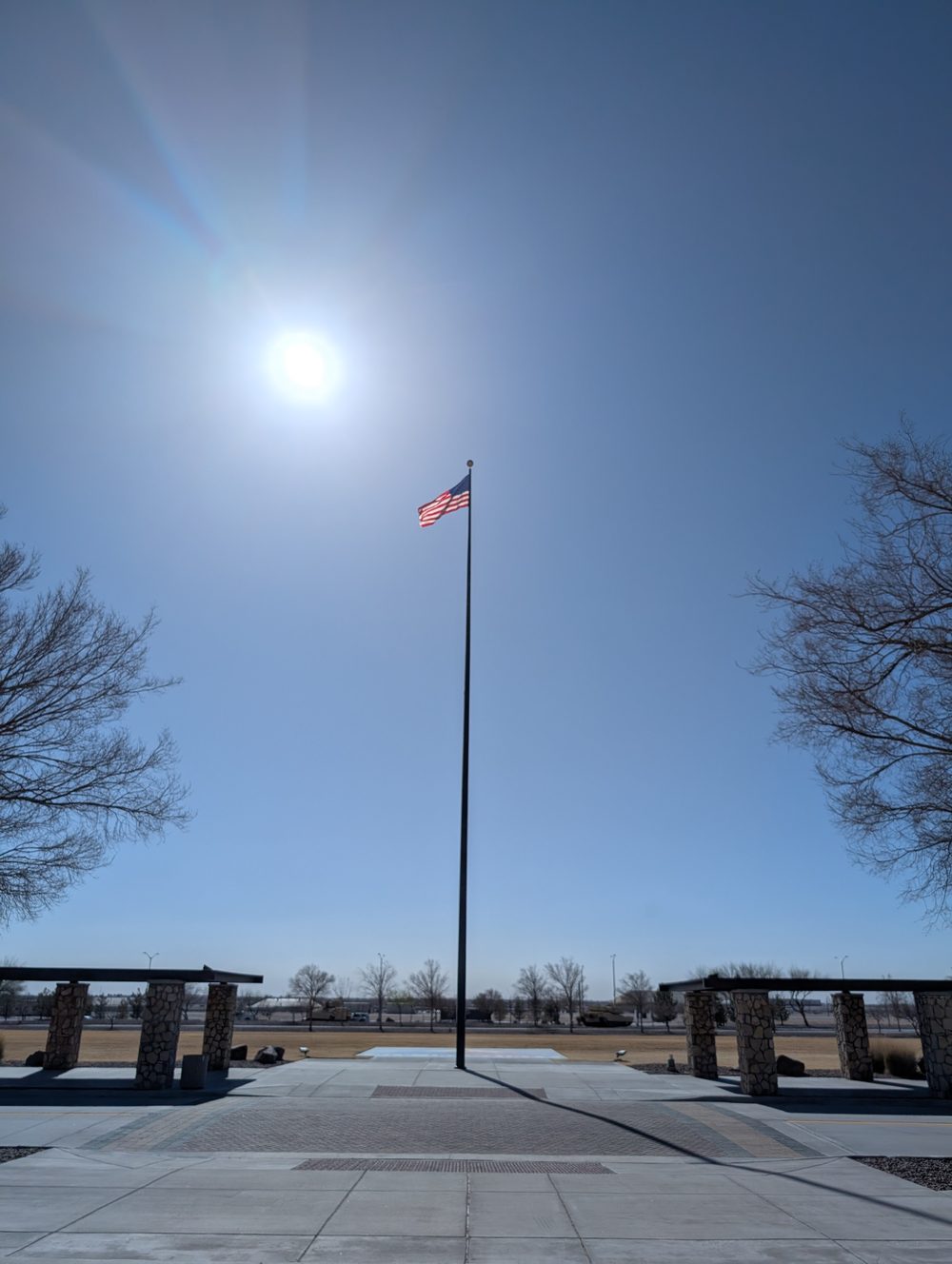 American flag — Fort Bliss, El Paso